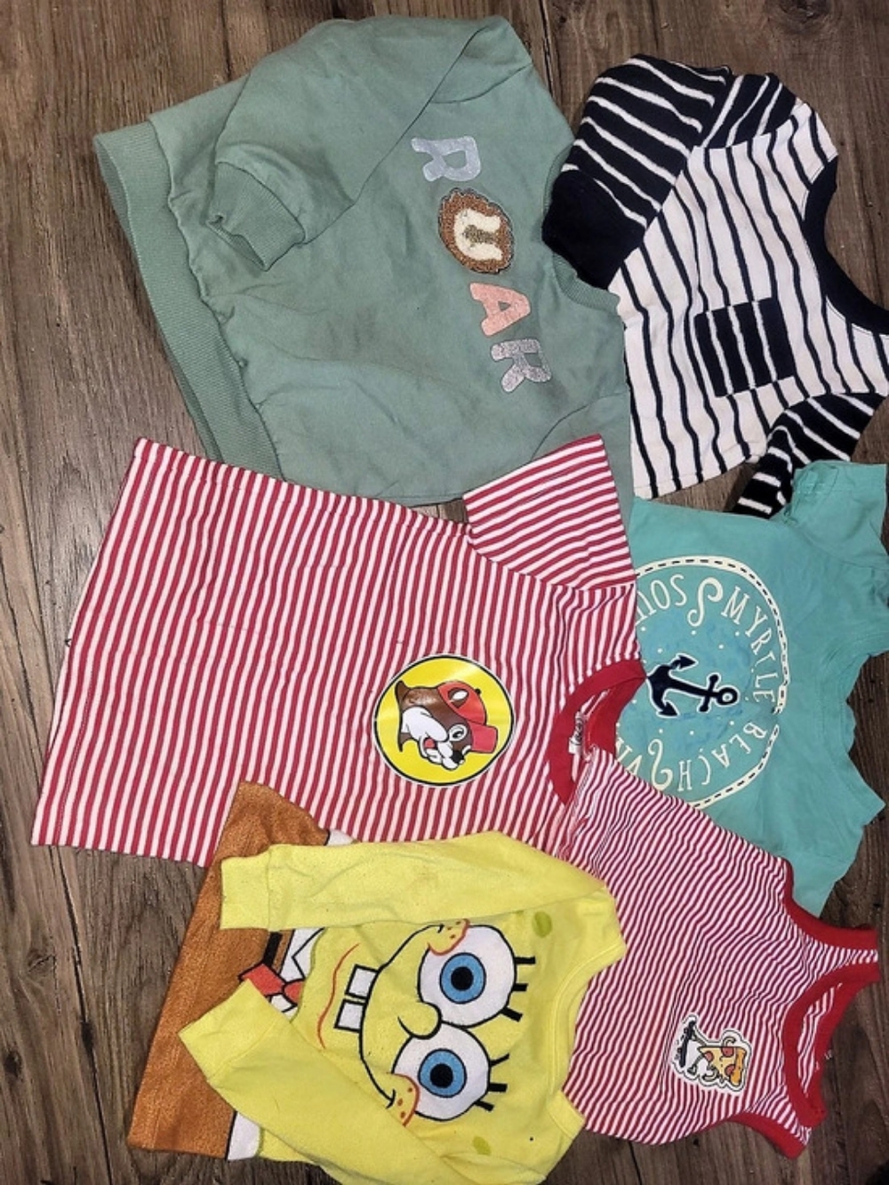 Kids Graphic Top Bundle in Red & Turquoise